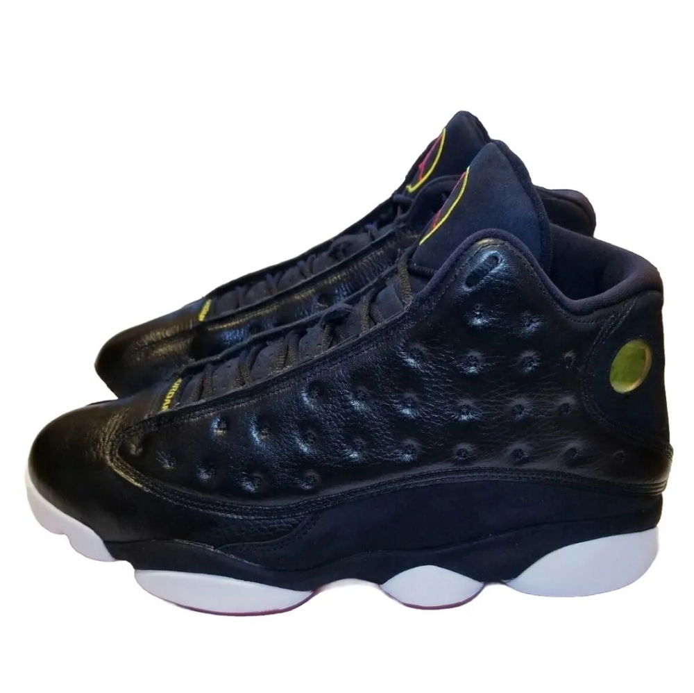 Jordan Air Retro 13 Men (2010)Playoffs Black/Varsity 414571-001 Sneakers Sz 12.5